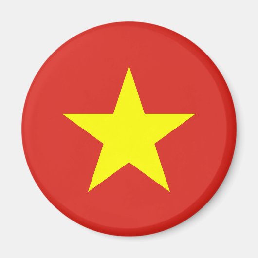 Magnet du drapeau du Vietnam (Devant)