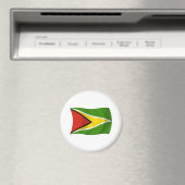Magnet du drapeau guyanais (In Situ (Lave-vaisselle))
