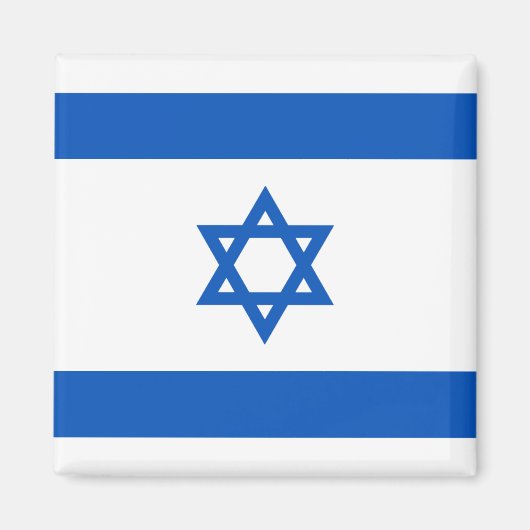 Magnet du drapeau israélien (Devant)