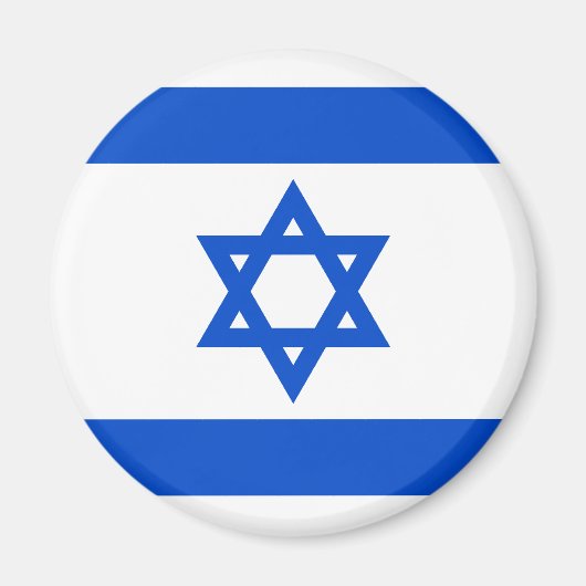 Magnet du drapeau israélien (Devant)