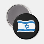 Magnet du drapeau israélien (Recto/Verso)