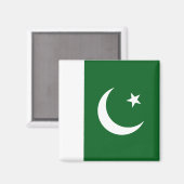 Magnet du drapeau pakistanais (Recto/Verso)