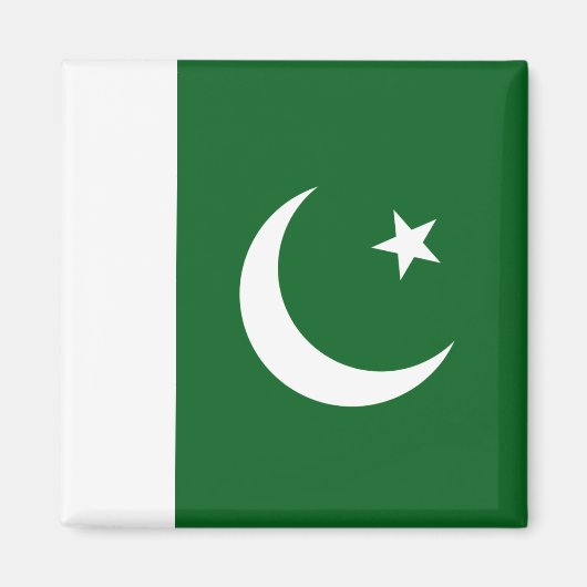 Magnet du drapeau pakistanais (Devant)