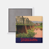 Magnet du fleuve Susquehanna (Recto/Verso)