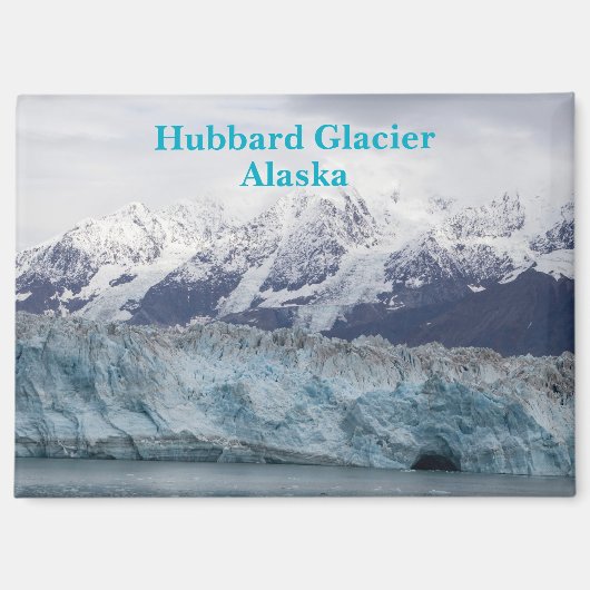 Magnet du glacier Hubbard Alaska (Recto)
