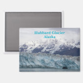 Magnet du glacier Hubbard Alaska (Recto/Verso)