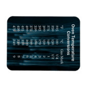 Magnet du graphique de conversion de température d (Horizontal)