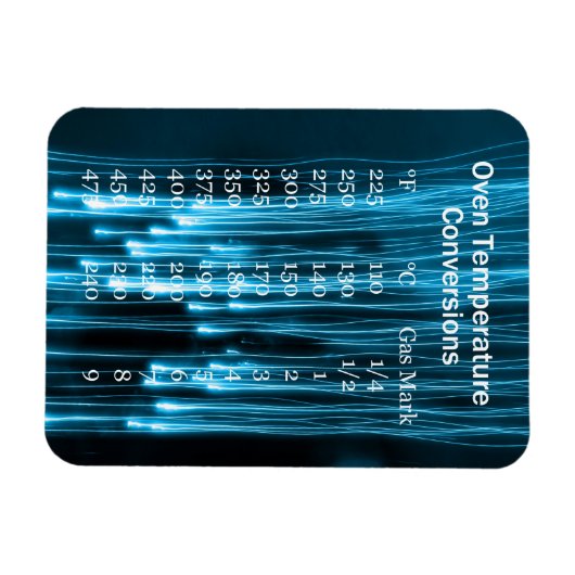 Magnet du graphique de conversion de température d (Horizontal)