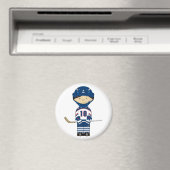 Magnet du joueur de hockey (In Situ (Lave-vaisselle))