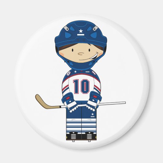 Magnet du joueur de hockey (Devant)