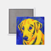 Magnet du laboratoire jaune - "Archie" (Recto/Verso)