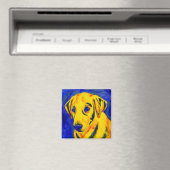 Magnet du laboratoire jaune - "Archie" (In Situ (Lave-vaisselle))