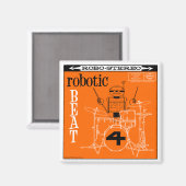 Magnet du lac d'automne "ROBOTIC BEAT LP" (Recto/Verso)