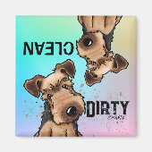 Magnet du lave-vaisselle KiniArt Welsh Terrier (Devant)