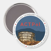 Magnet du logo ACTPol (Recto/Verso)