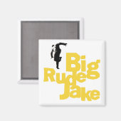 Magnet du logo Big Rude Jake (Recto/Verso)