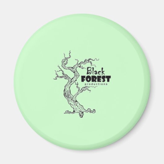 Magnet du logo de la Forêt-Noire (Devant)