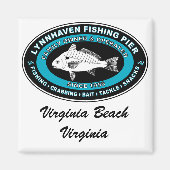 Magnet du logo de la jetée (Devant)