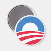Magnet du logo du président Barack Obama (Recto/Verso)