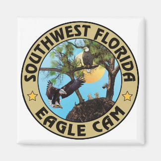 Magnet du logo SWFLEagleCam (DIFFÉRENTES FORMES)