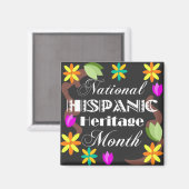 Magnet du Mois du patrimoine hispanique national (Recto/Verso)