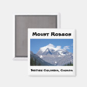 Magnet du mont Robson (Recto/Verso)