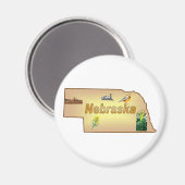 Magnet du Nebraska (Recto/Verso)