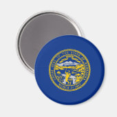 Magnet du Nebraska (Recto/Verso)