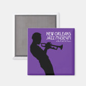 Magnet du New Orleans Jazz Museum (Recto/Verso)