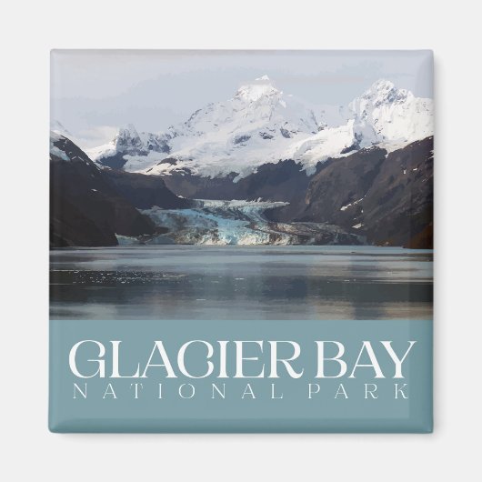 Magnet du parc national de la baie Glacier (Devant)