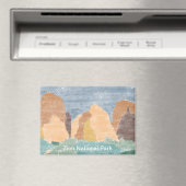 Magnet du parc national de Sion tiré à la main (In Situ (Lave-vaisselle))