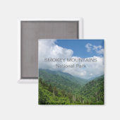 Magnet du parc national des monts Smokey (Recto/Verso)