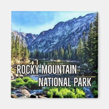 Magnet du parc national des Rocheuses
