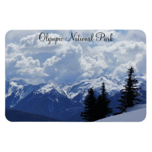 Magnet du parc national olympique 4"x6"