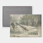 Magnet du paysage de New York (Recto/Verso)