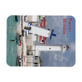 Magnet du phare de Puerto Morelos (Horizontal)