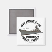 Magnet du programme de révision du navire de guerr (Recto/Verso)