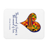 Magnet du proverbe africain (Horizontal)