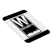 Magnet du rectangle de sécurité du magasin (Côté Droit)