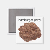 Magnet du réfrigérateur de hamburger Patty (Recto/Verso)