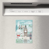 Magnet du réfrigérateur de Londres (In Situ (Lave-vaisselle))