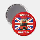Magnet du réfrigérateur de Londres (Recto/Verso)