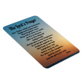 Magnet du réfrigérateur de prière Lord's Prayer (Côté Droit)