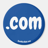 Magnet du réfrigérateur rouge .com (Devant)