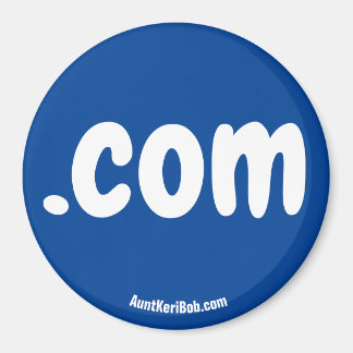 Magnet du réfrigérateur rouge .com