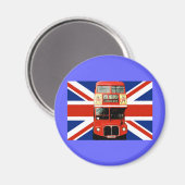 Magnet du réfrigérateur Souvenir de Londres (Recto/Verso)