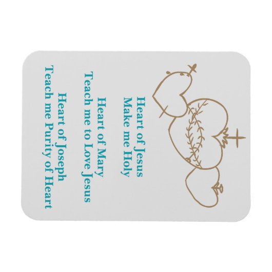 Magnet du Rosaire du Coeur (Horizontal)