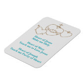 Magnet du Rosaire du Coeur (Côté Gauche)