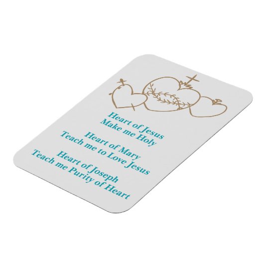Magnet du Rosaire du Coeur (Côté Gauche)