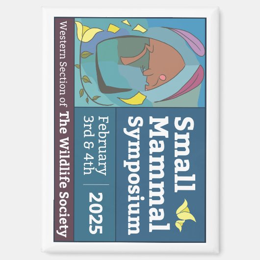 Magnet du symposium des petits mammifères (Recto)